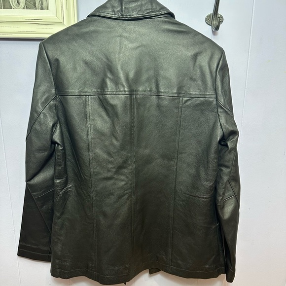 Genuine leather blazer - Picture 2 of 7